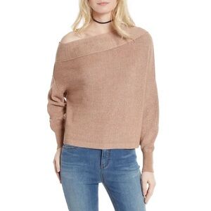 Free People Alana Pullover Sweater Beige S